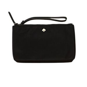 Kate Spade New York medium wristlet pouch with gold spade